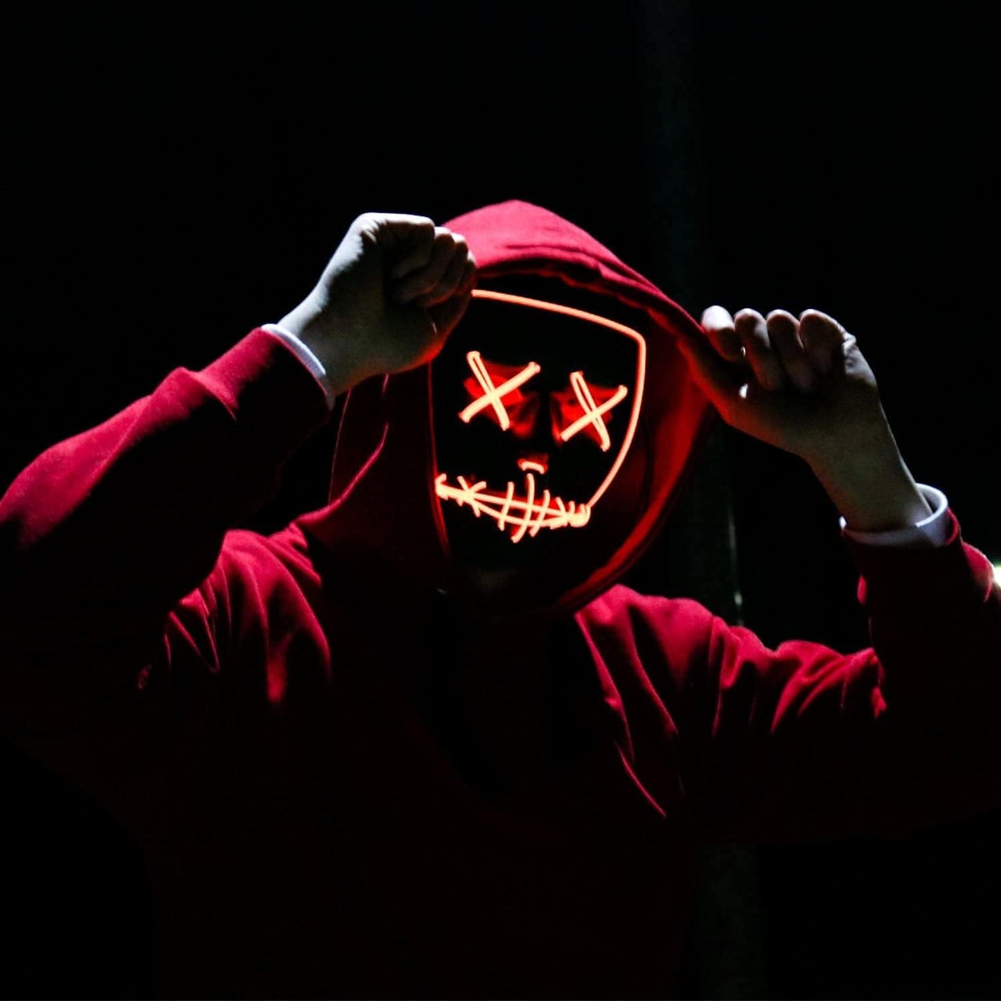 LED Light Up Halloween Mask