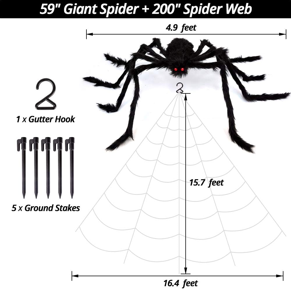 Halloween Spider Web Lights