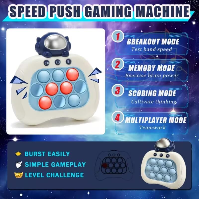 Halloween Light Up Fidget Toy Pop Game for Kids Adults