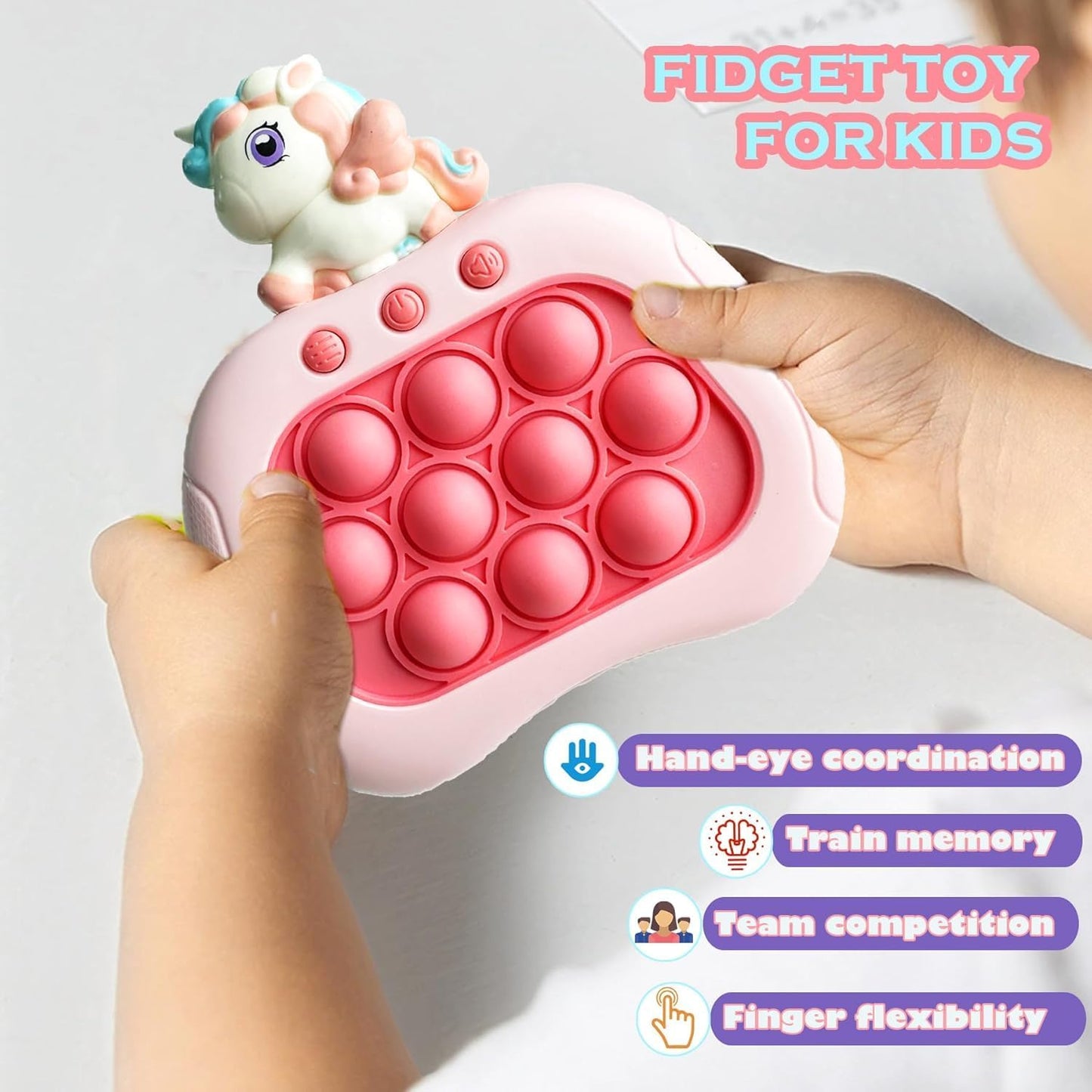 Halloween Light Up Fidget Toy Pop Game for Kids Adults