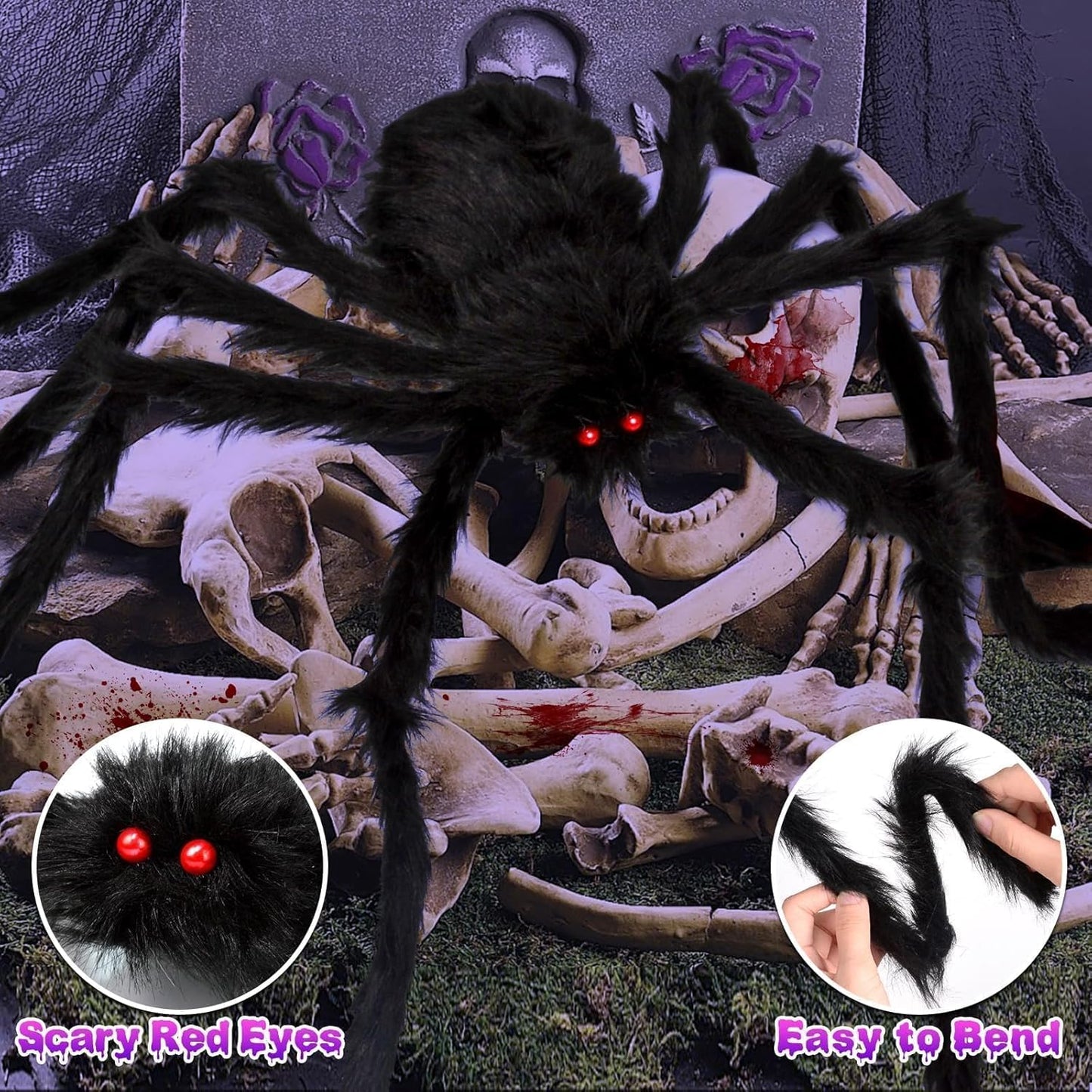 Halloween Spider Web Lights