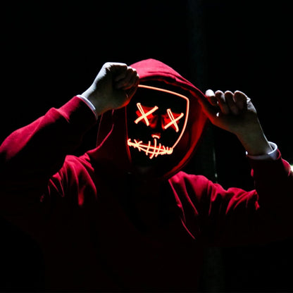 LED Light Up Halloween Mask