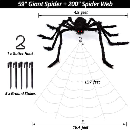 Halloween Spider Web Lights